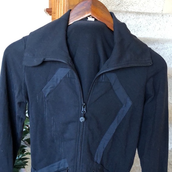 Lululemon Oragami Stride Luon Athletic Zip Up Sweatshirt - Picture 2 of 9